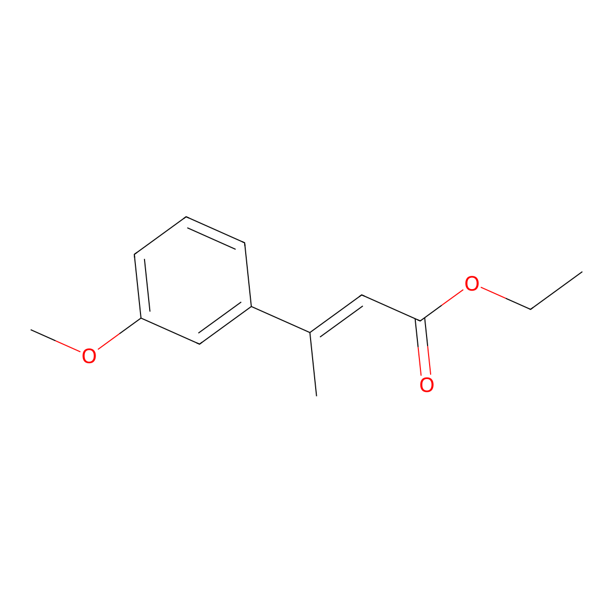 ethyl (2E)-3-(3-methoxyphenyl)but-2-enoate molecular structure, CAS 1013400-43-5