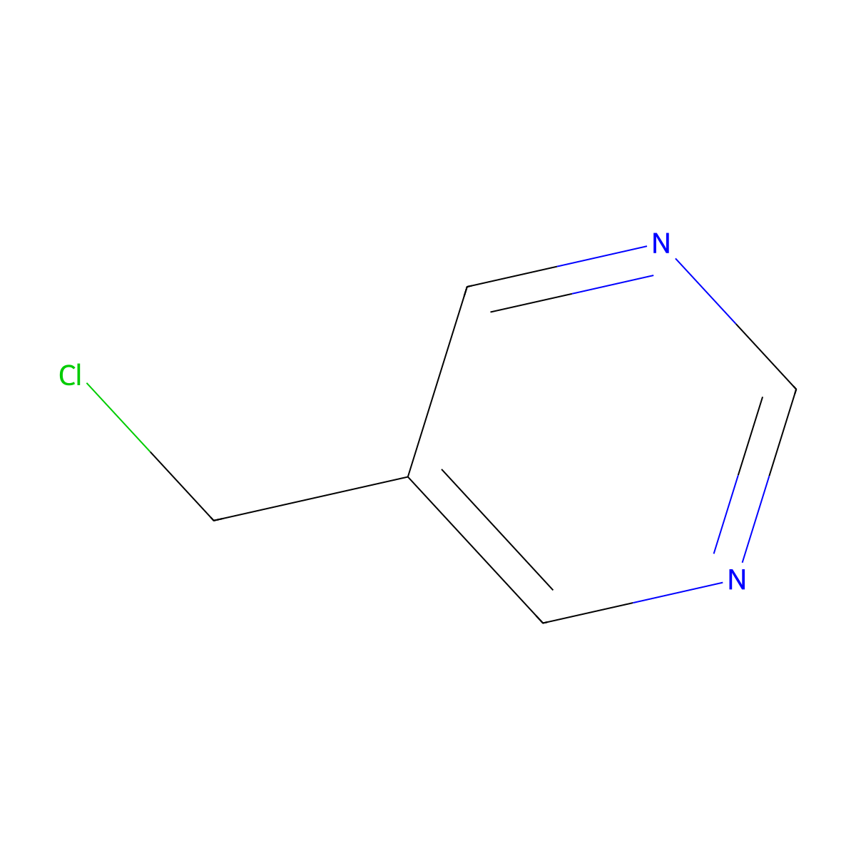 5-(Chloromethyl)pyrimidine molecular structure, CAS 101346-02-5