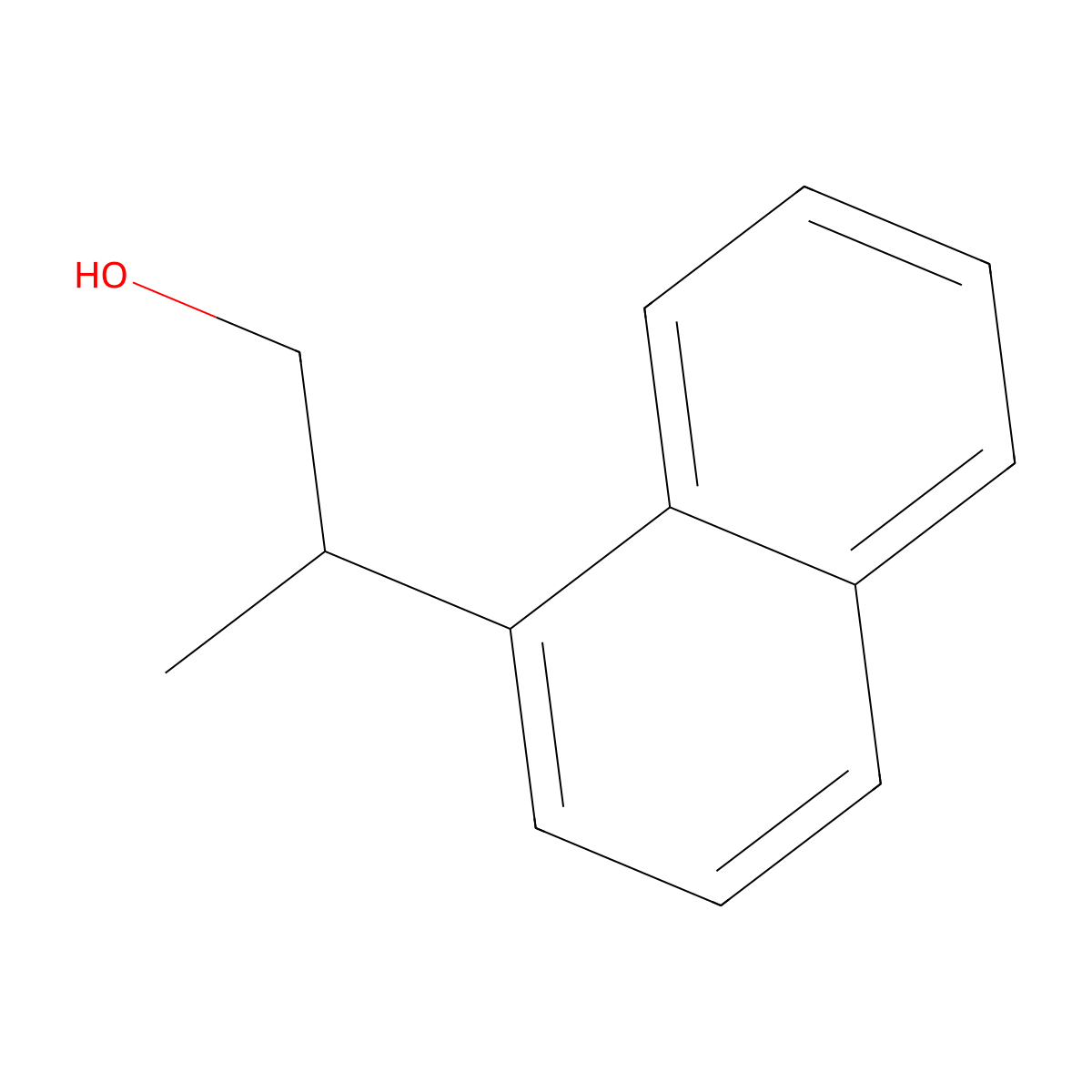 2-(Naphthalen-1-yl)propan-1-ol molecular structure, CAS 101349-60-4