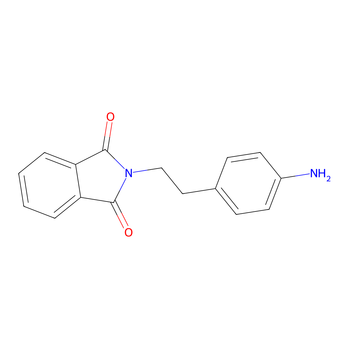 2-[2-(4-Aminophenyl)ethyl]-1h-isoindole-1,3(2h)-dione molecular structure, CAS 101350-76-9