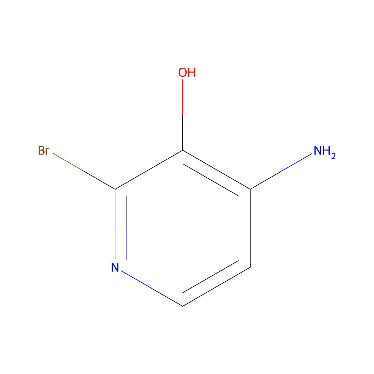 4-Amino-2-bromopyridin-3-ol molecular structure, CAS 1013643-07-6