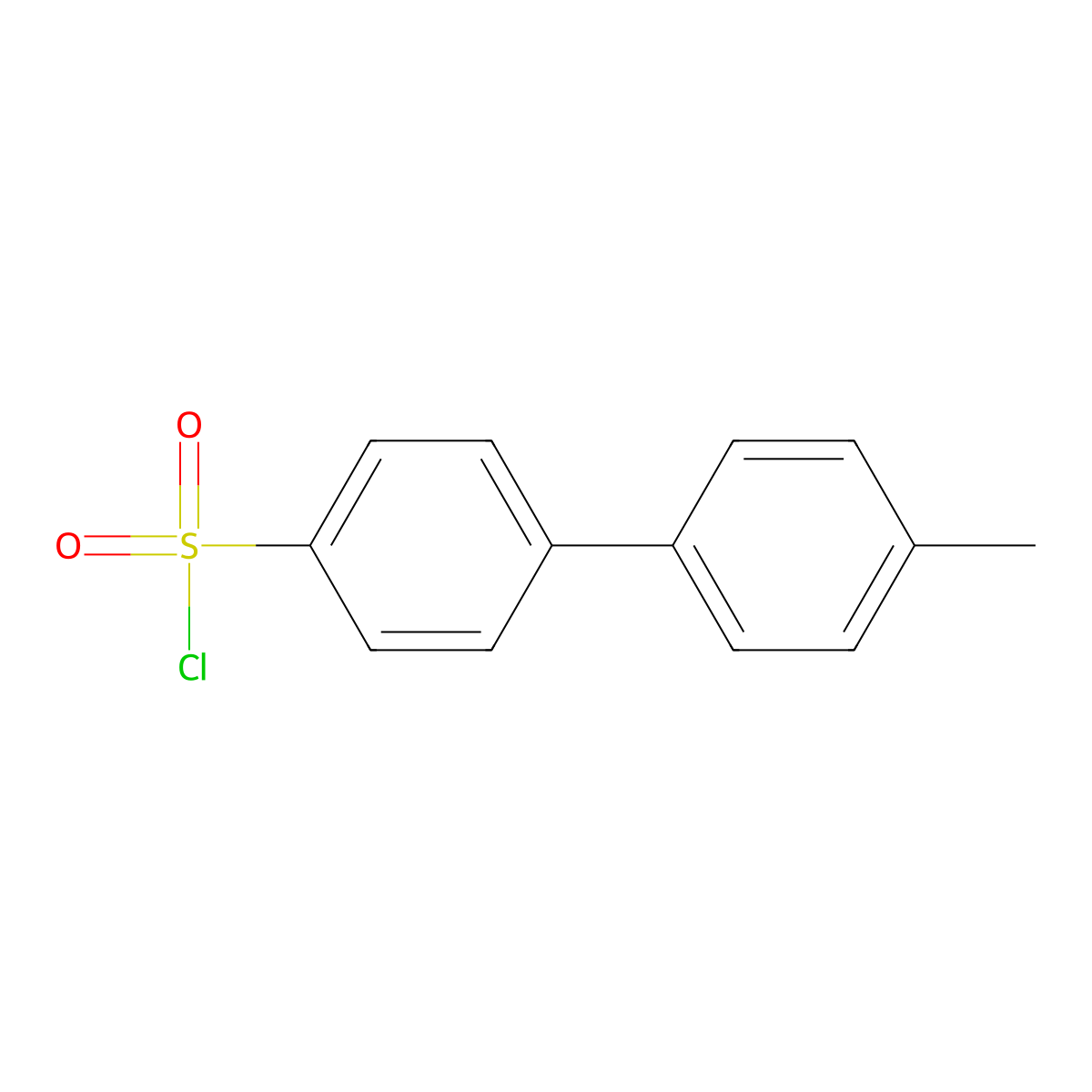 4'-Methyl-[1,1'-biphenyl]-4-sulphonyl chloride molecular structure, CAS 101366-51-2