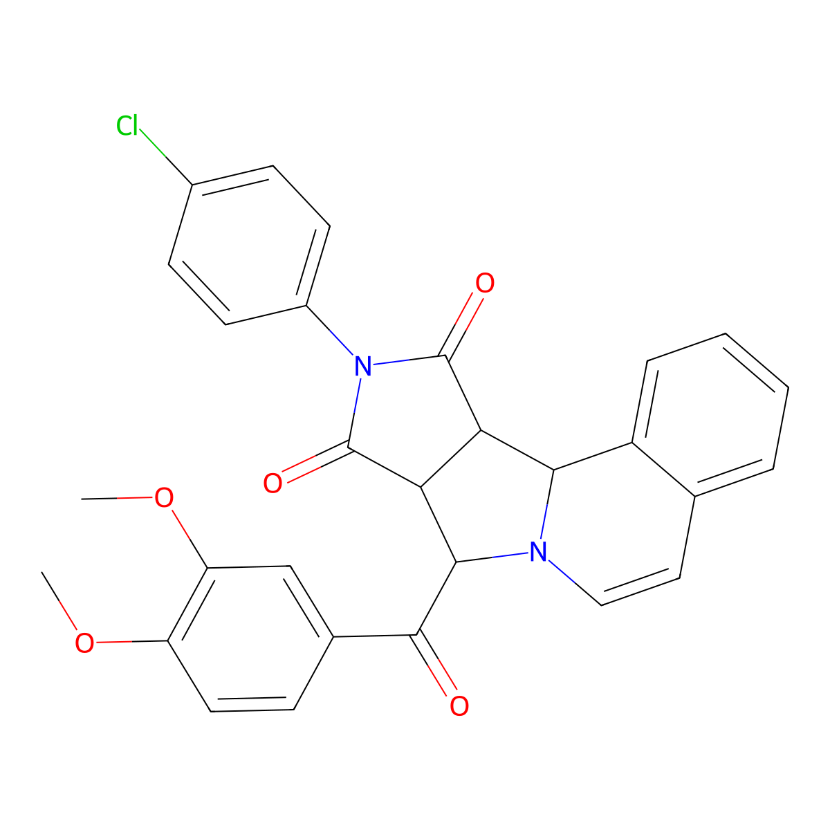 C29H23ClN2O5 molecular structure, CAS 1013749-09-1