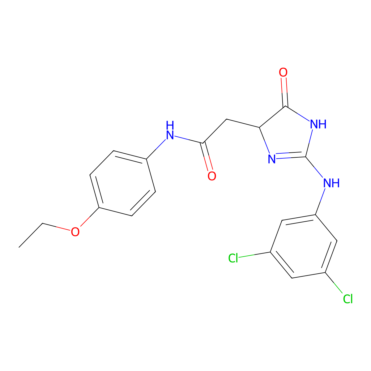 C19H18Cl2N4O3 molecular structure, CAS 1013750-85-0