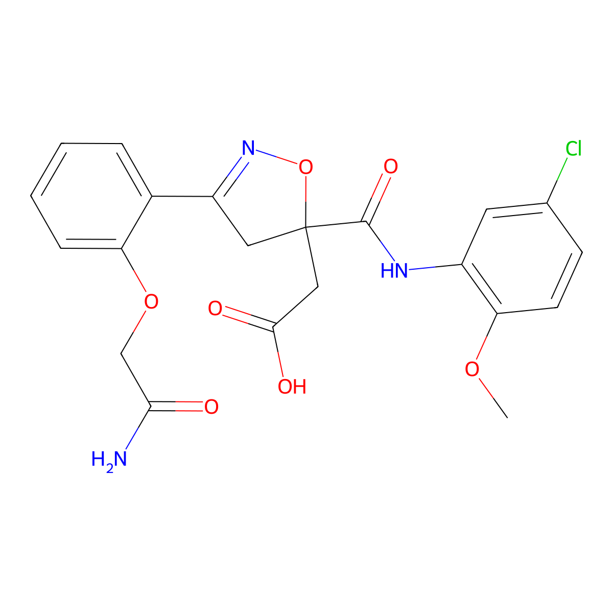 C21H20ClN3O7 molecular structure, CAS 1013752-66-3