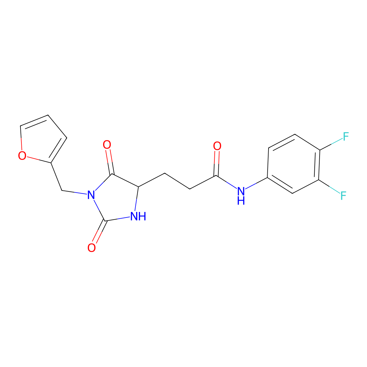 C17H15F2N3O4 molecular structure, CAS 1013753-69-9