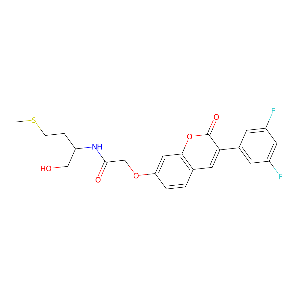 C22H21F2NO5S molecular structure, CAS 1013753-79-1