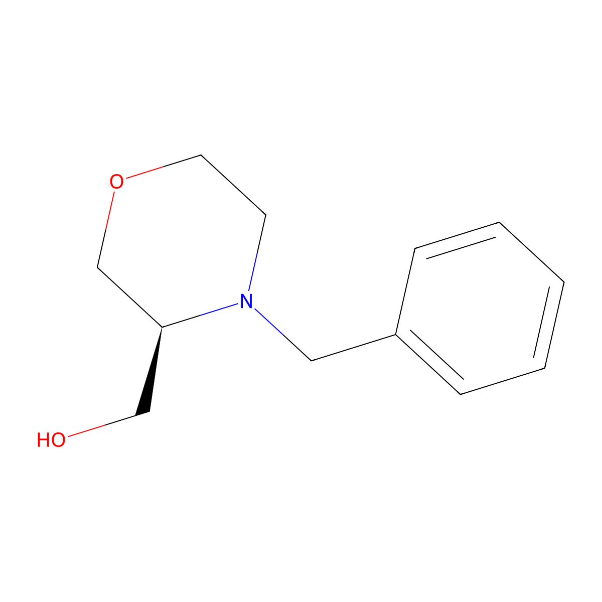 (s)-(4-Benzylmorpholin-3-yl)methanol molecular structure, CAS 101376-25-4