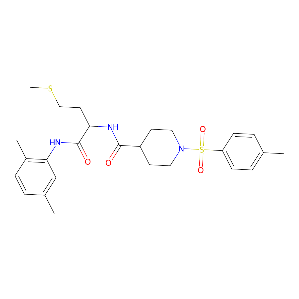 C26H35N3O4S2 molecular structure, CAS 1013792-64-7