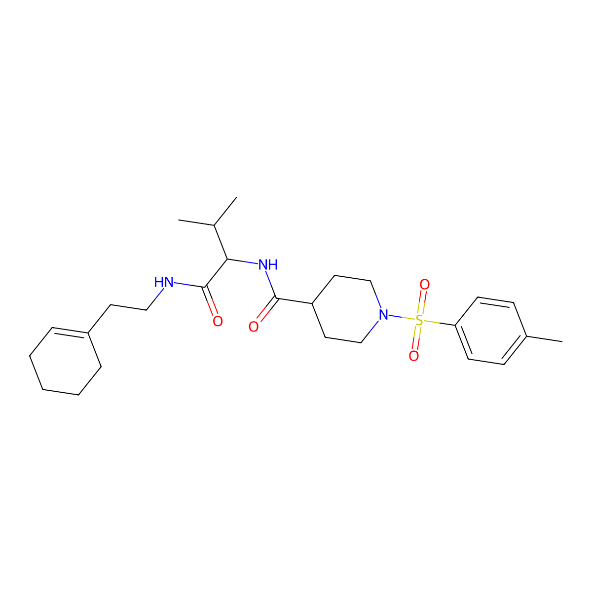 C26H39N3O4S molecular structure, CAS 1013792-71-6