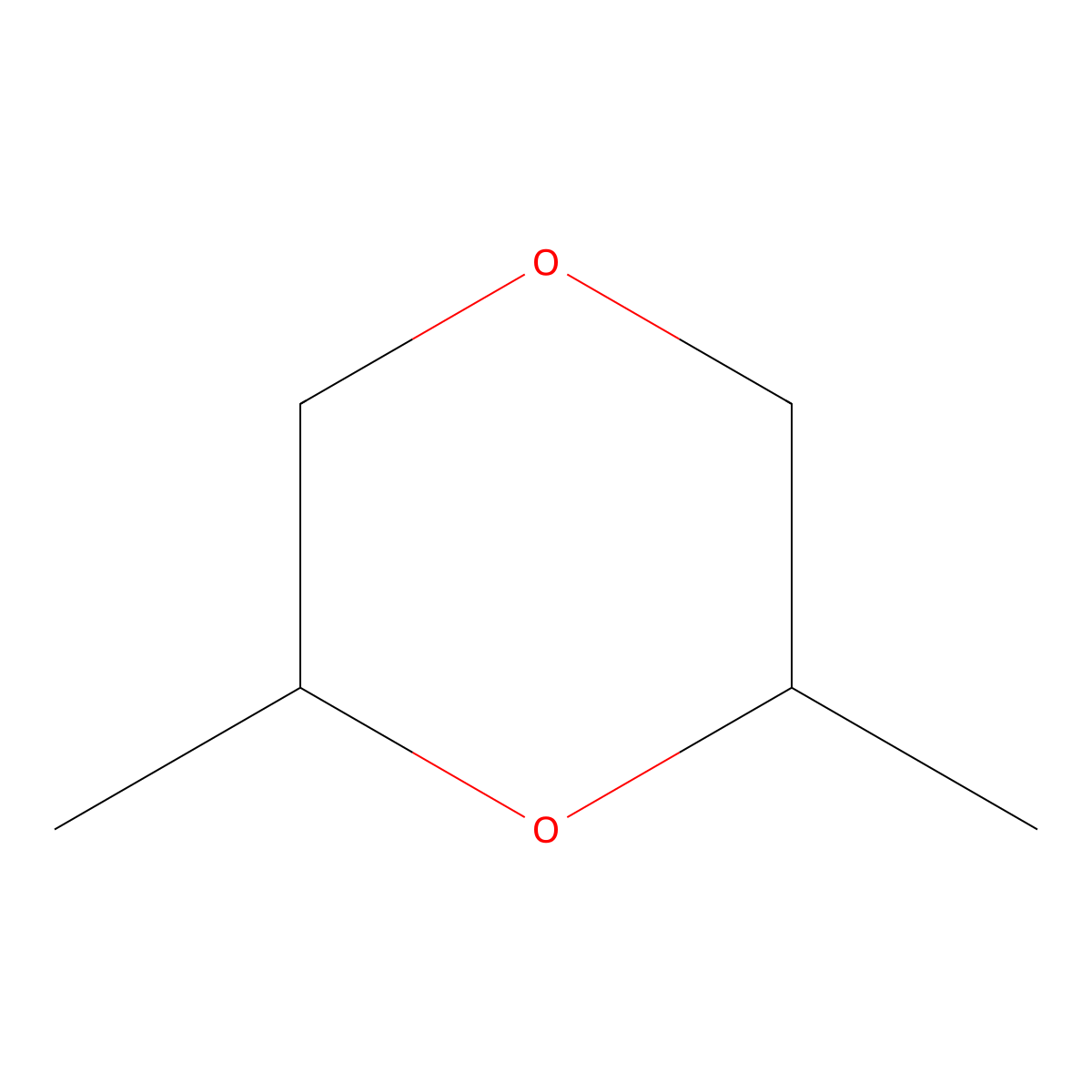 2,6-Dimethyl-1,4-dioxane molecular structure, CAS 10138-17-7