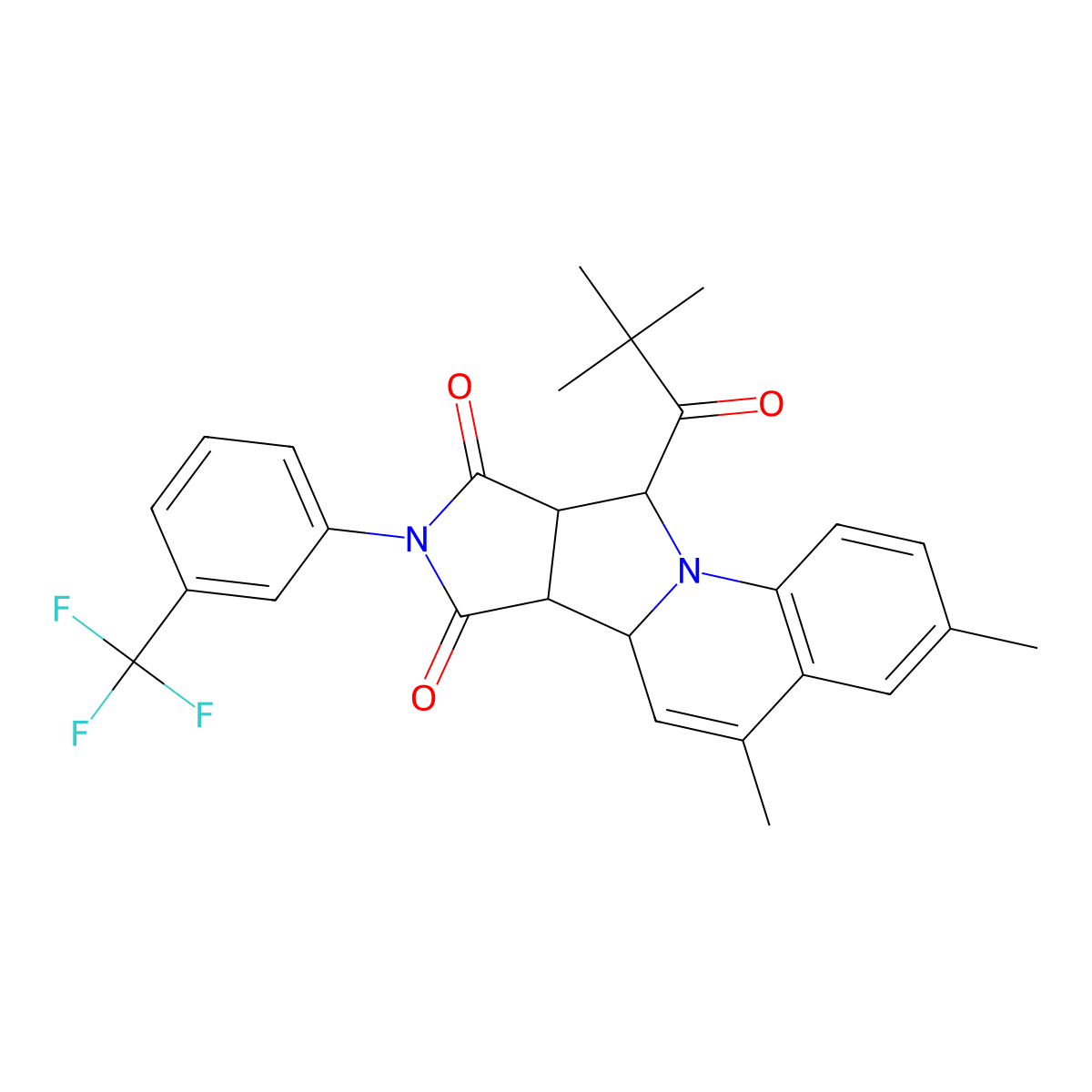 C28H27F3N2O3 molecular structure, CAS 1013803-76-3