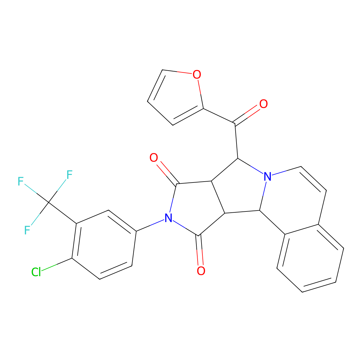 C26H16ClF3N2O4 molecular structure, CAS 1013818-28-4