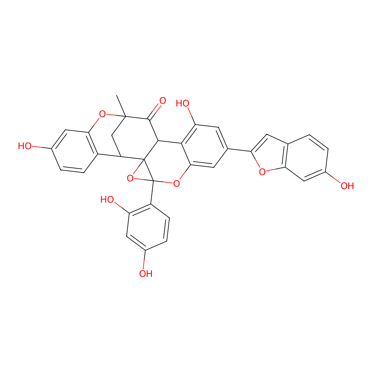 Mulberrofuran Q molecular structure, CAS 101383-35-1