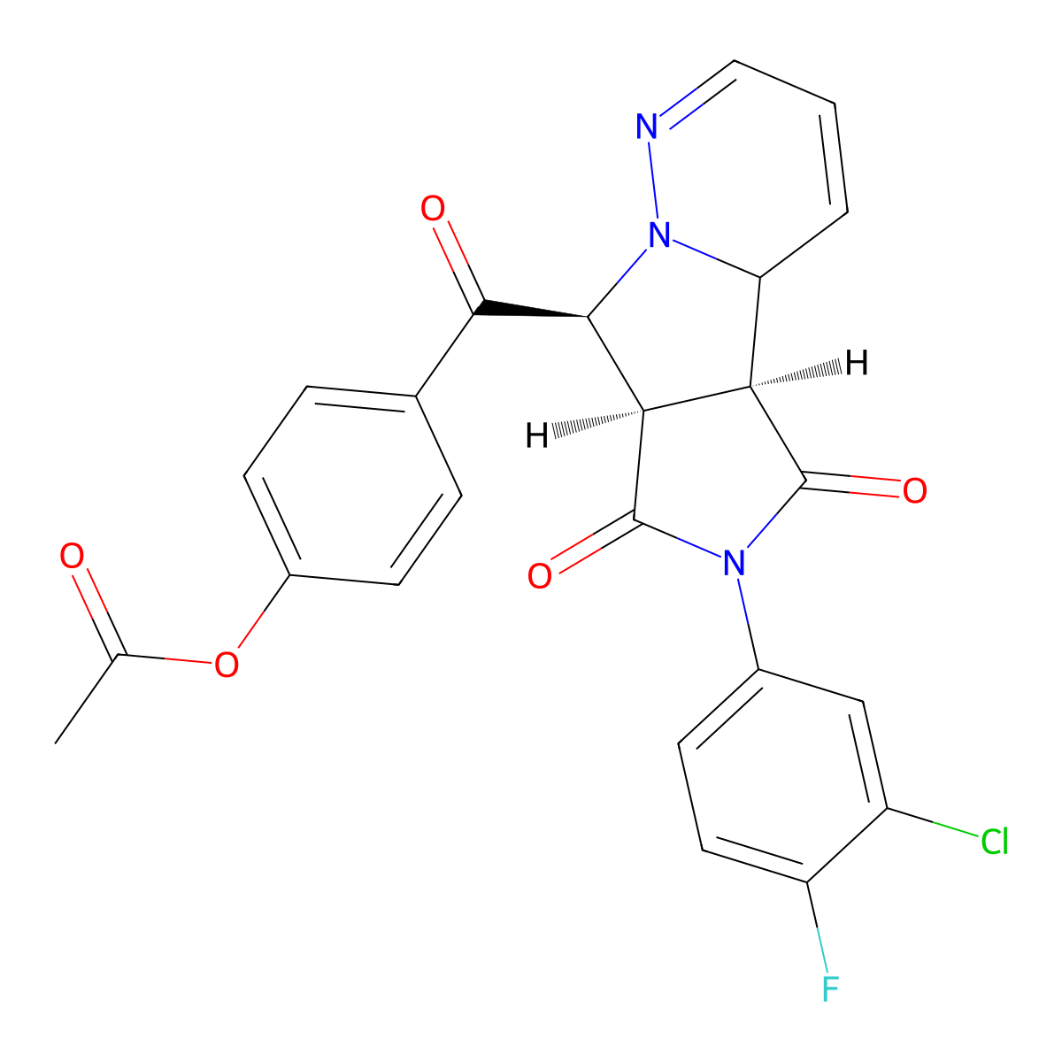 C24H17ClFN3O5 molecular structure, CAS 1013836-44-6