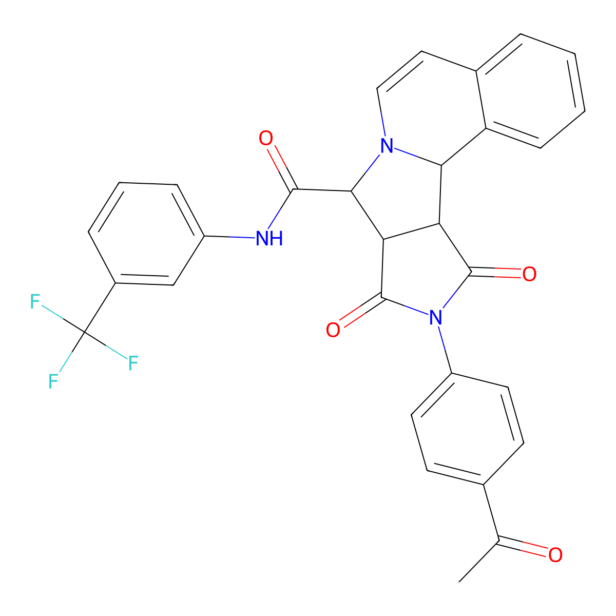 C30H22F3N3O4 molecular structure, CAS 1013885-53-4