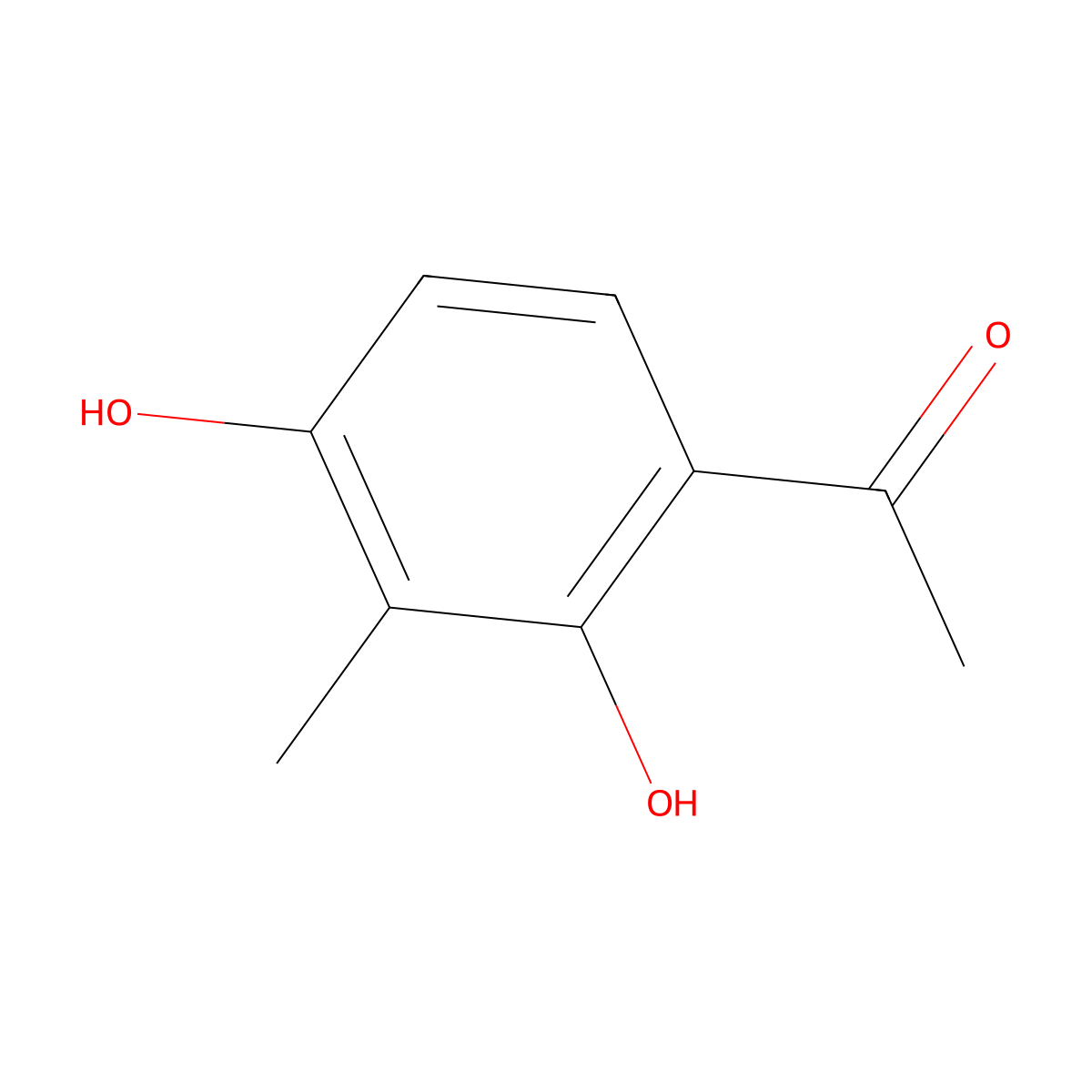 1-(2,4-Dihydroxy-3-methylphenyl)ethan-1-one molecular structure, CAS 10139-84-1