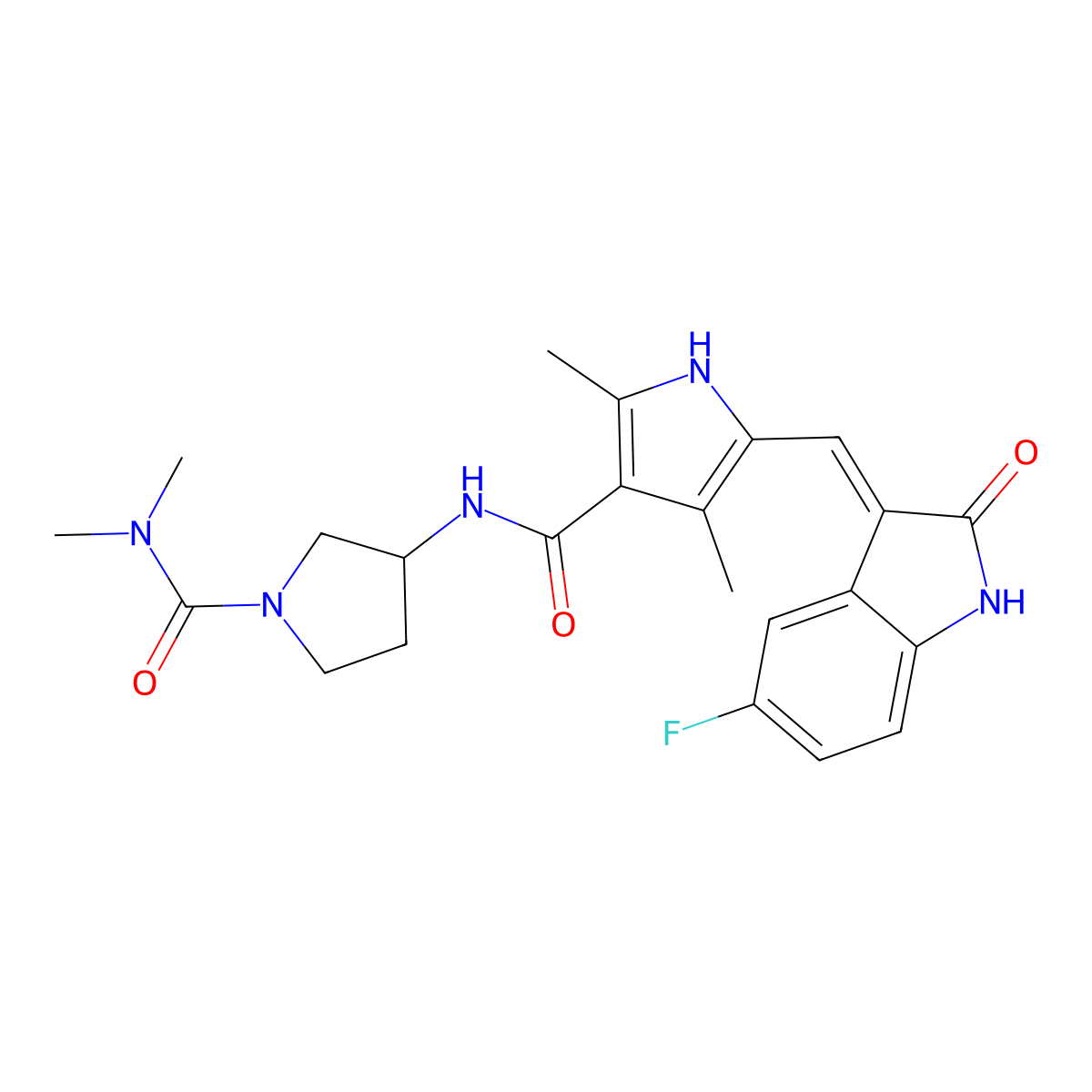 Vorolanib molecular structure, CAS 1013920-15-4