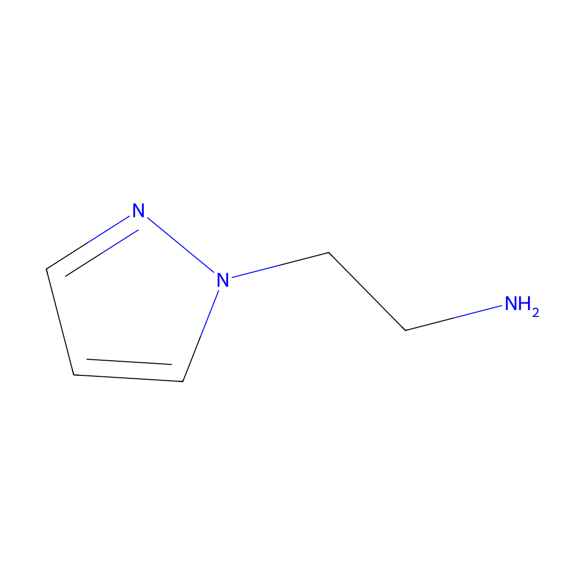2-(1H-pyrazol-1-yl)ethan-1-amine molecular structure, CAS 101395-71-5