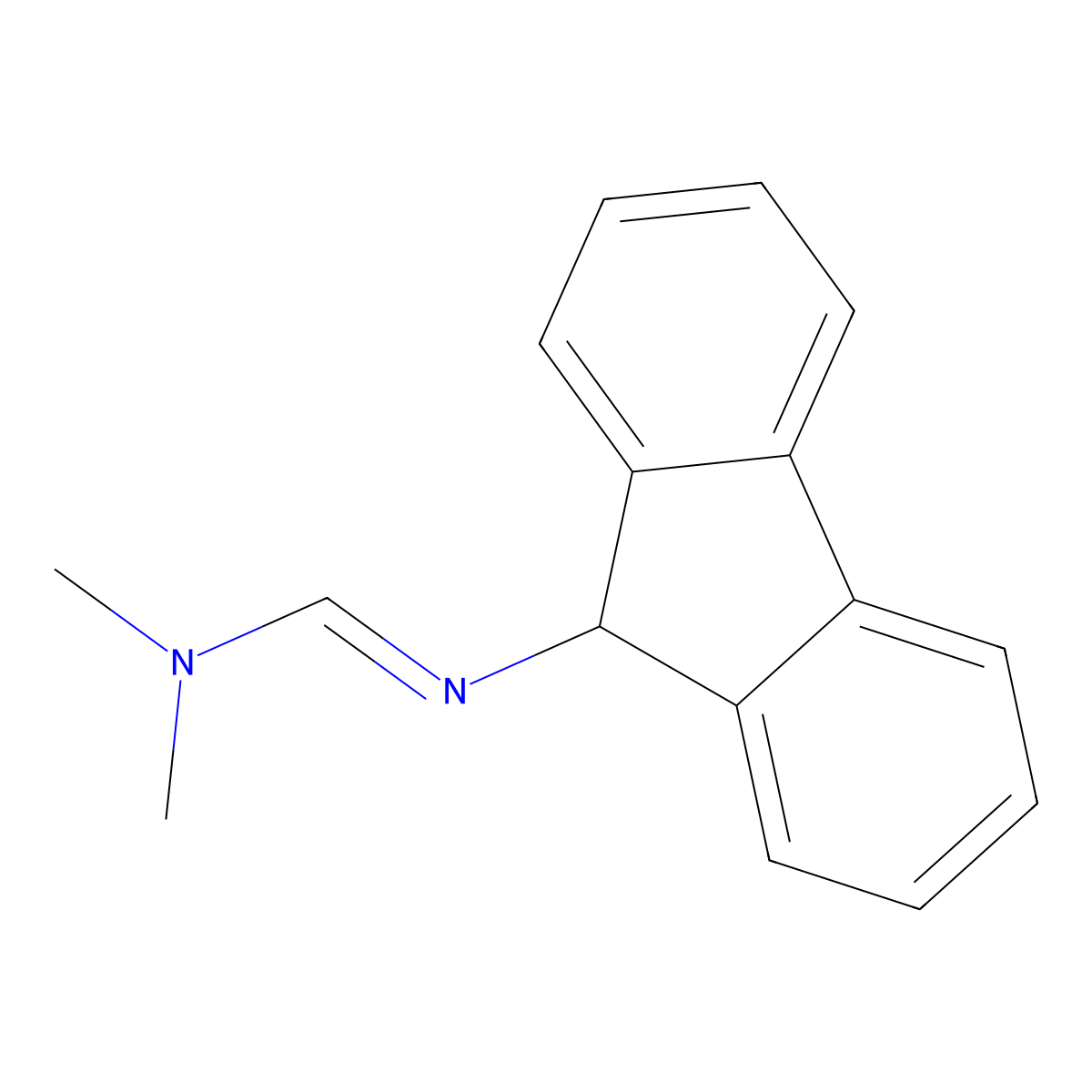 9-(Dimethylamino)methyleneaminofluorene molecular structure, CAS 101398-62-3