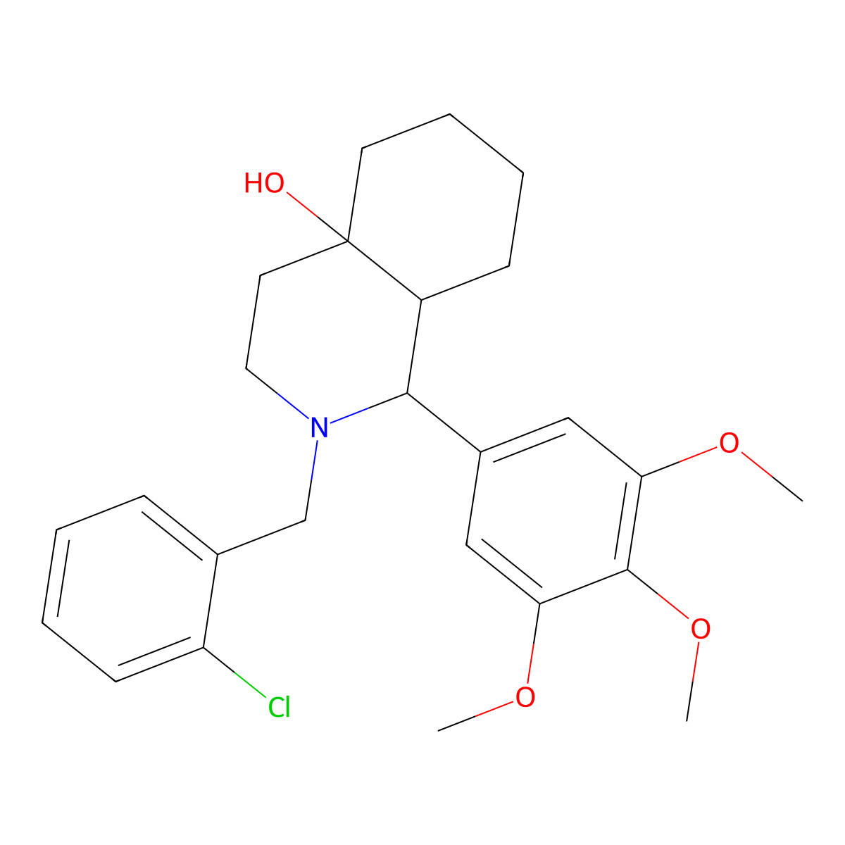 C25H32ClNO4 molecular structure, CAS 1013980-93-2