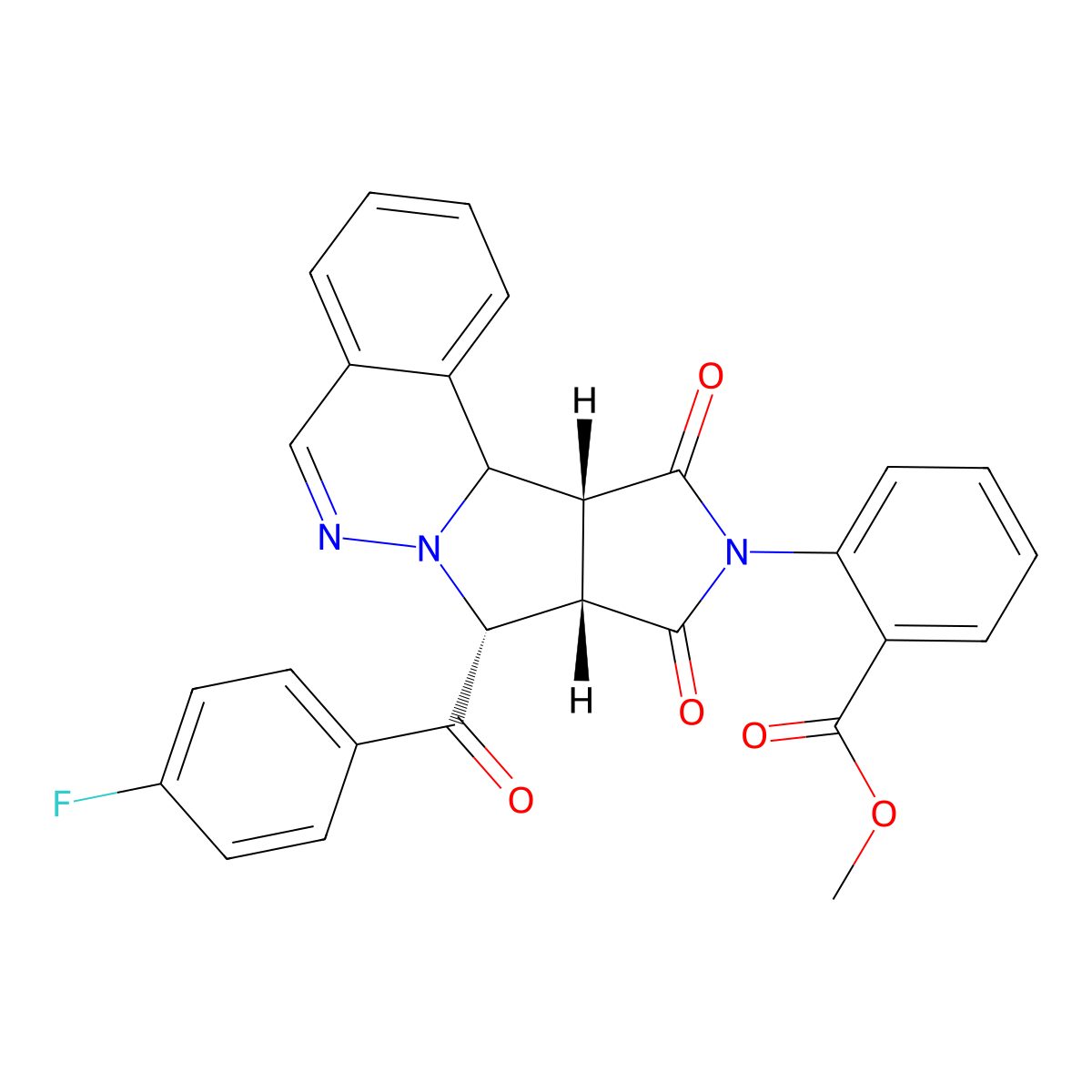 C28H20FN3O5 molecular structure, CAS 1013981-80-0
