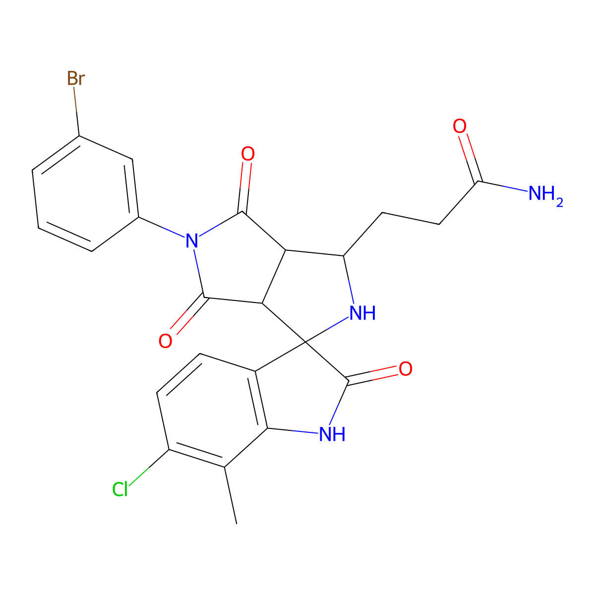 C23H20BrClN4O4 molecular structure, CAS 1013982-77-8