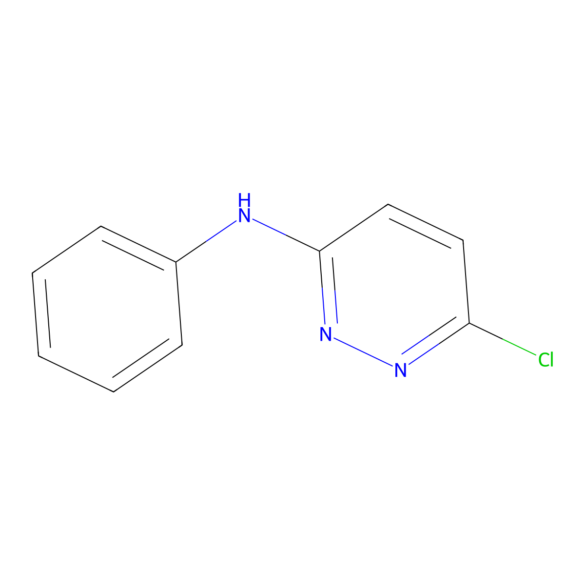 6-chloro-N-phenylpyridazin-3-amine molecular structure, CAS 1014-78-4