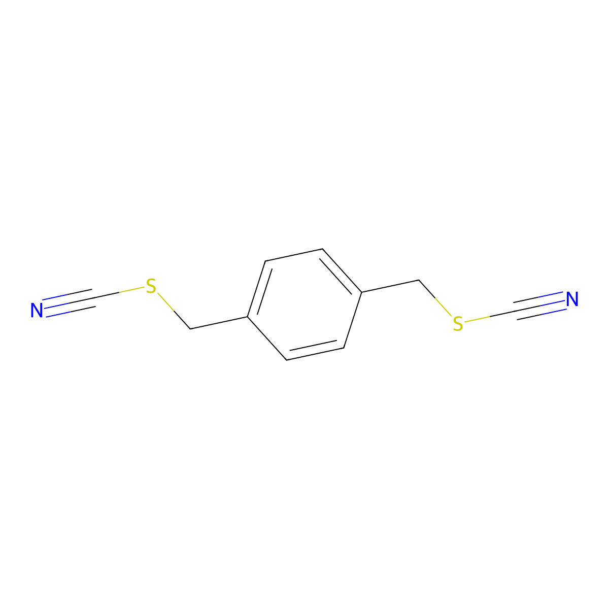 p-Xylylene Dithiocyanate molecular structure, CAS 1014-99-9