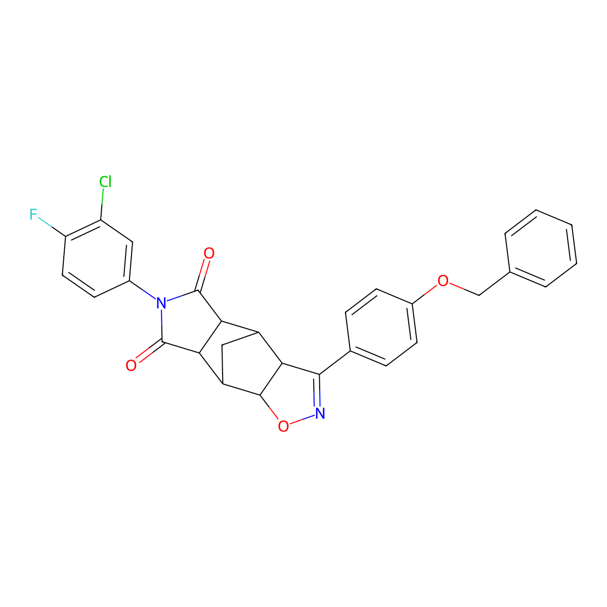 C29H22ClFN2O4 molecular structure, CAS 1014001-60-5