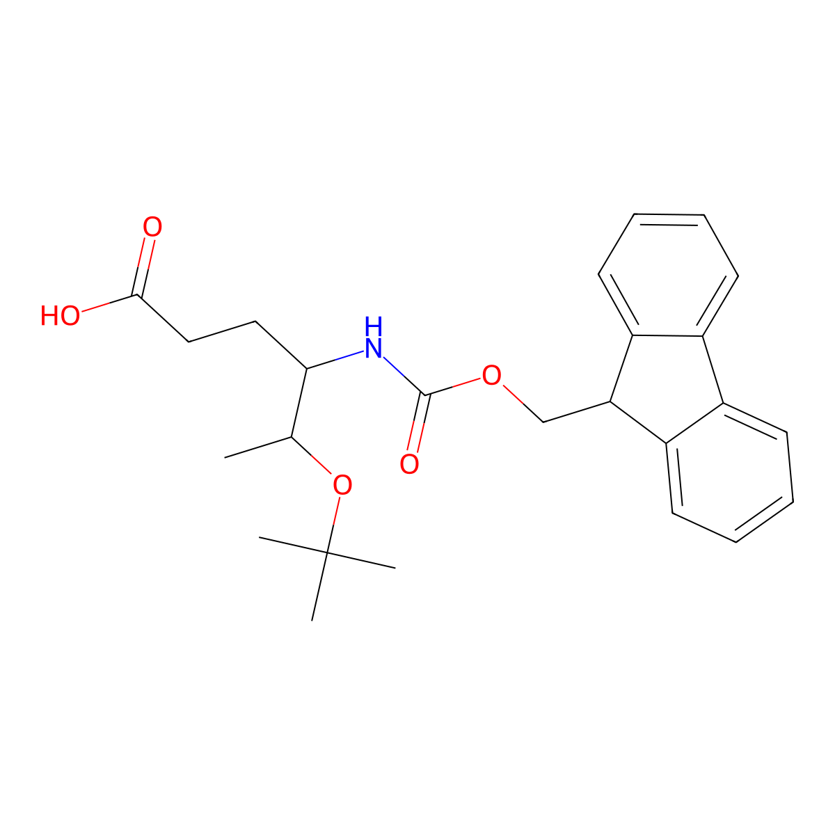 (4R,5R)-Fmoc-4-amino-5-tert-butoxy-hexanoic acid molecular structure, CAS 1014018-64-4