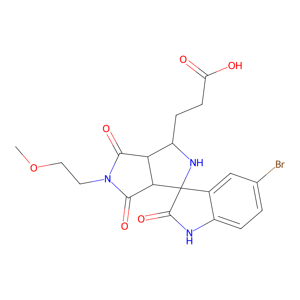 C19H20BrN3O6 molecular structure, CAS 1014021-54-5