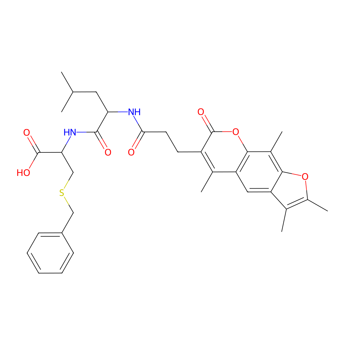 C34H40N2O7S molecular structure, CAS 1014022-39-9
