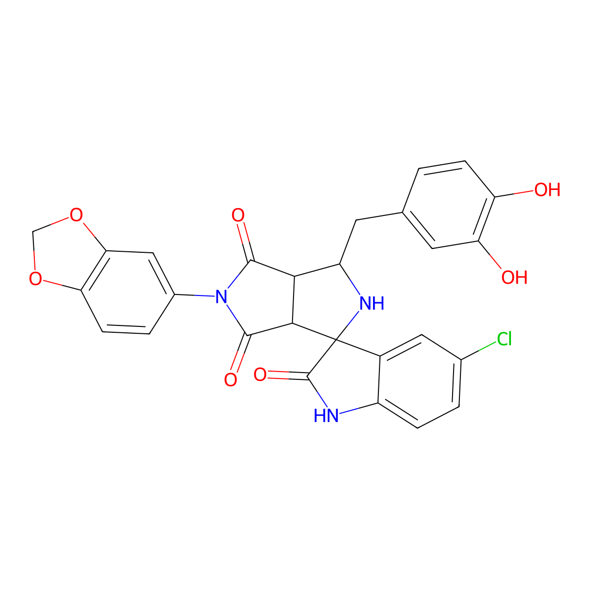 C27H20ClN3O7 molecular structure, CAS 1014023-73-4