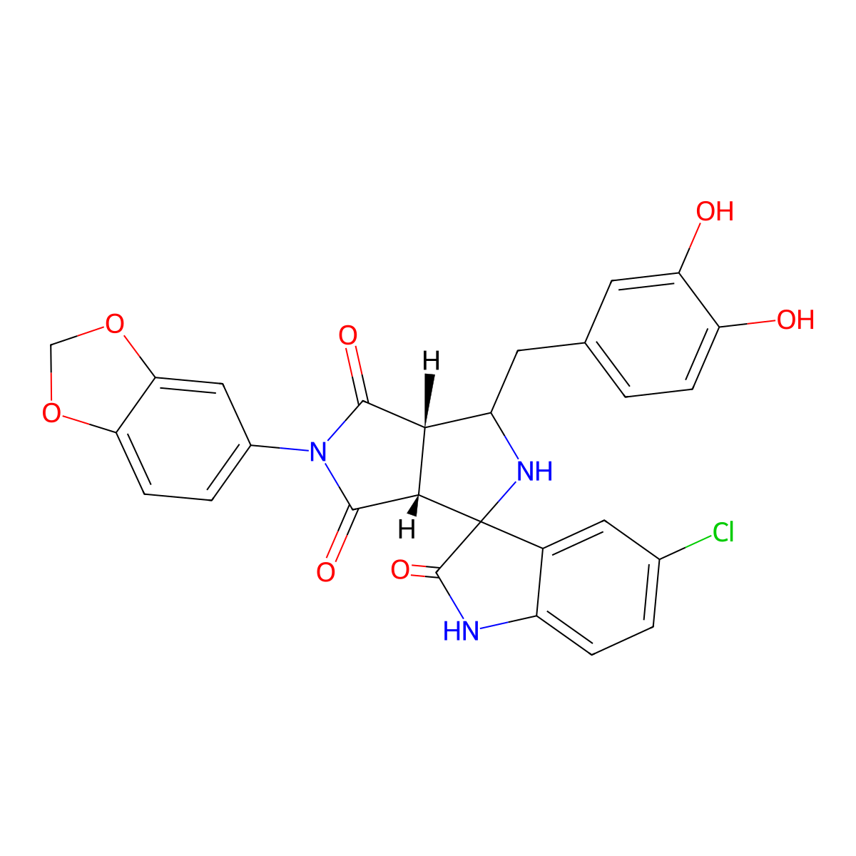 C27H20ClN3O7 molecular structure, CAS 1014023-73-4