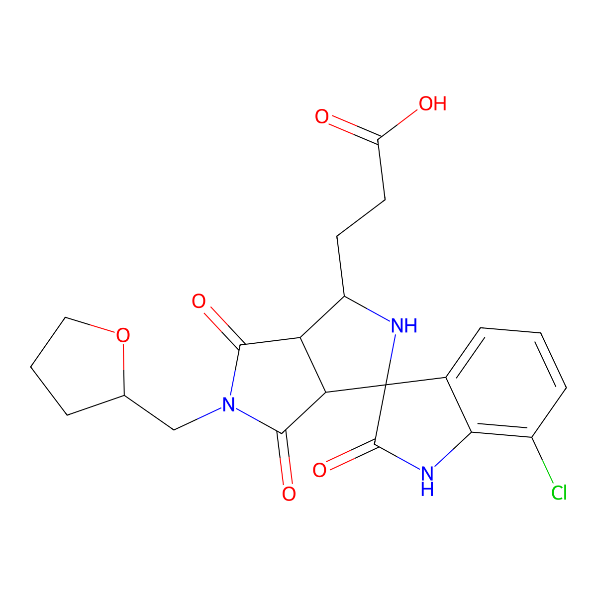 C21H22ClN3O6 molecular structure, CAS 1014023-77-8