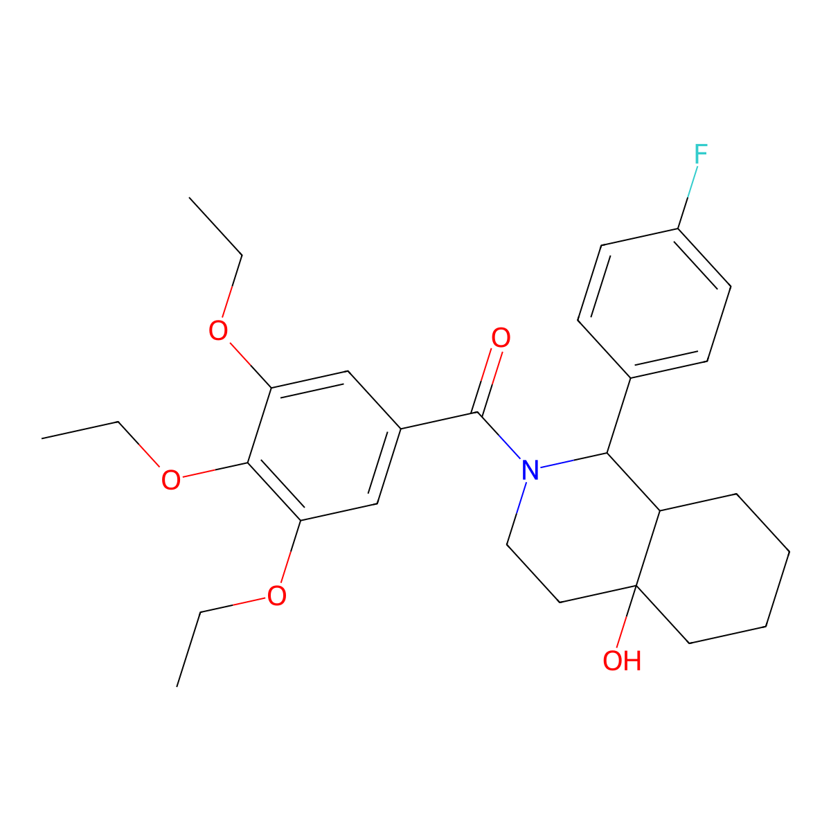 C28H36Fno5 molecular structure, CAS 1014023-82-5