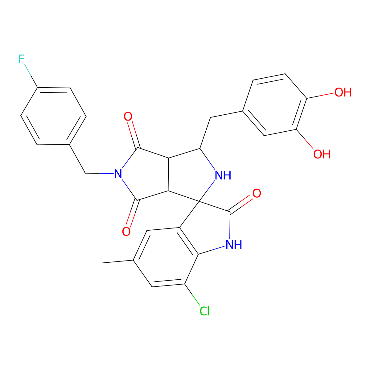 C28H23ClFN3O5 molecular structure, CAS 1014042-35-3