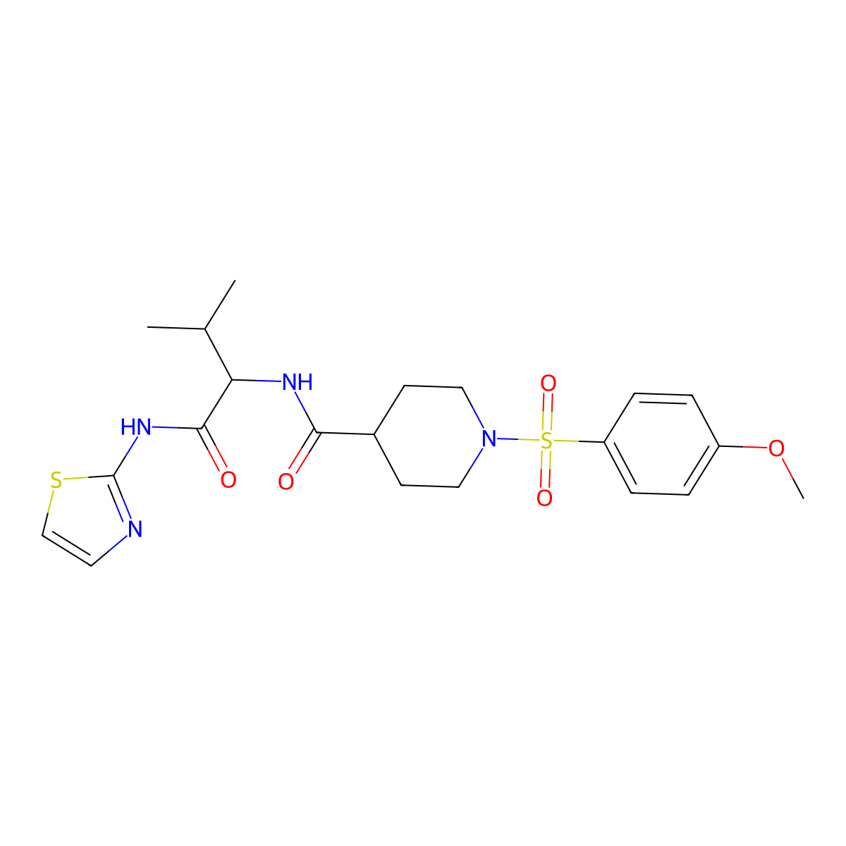 C21H28N4O5S2 molecular structure, CAS 1014043-58-3