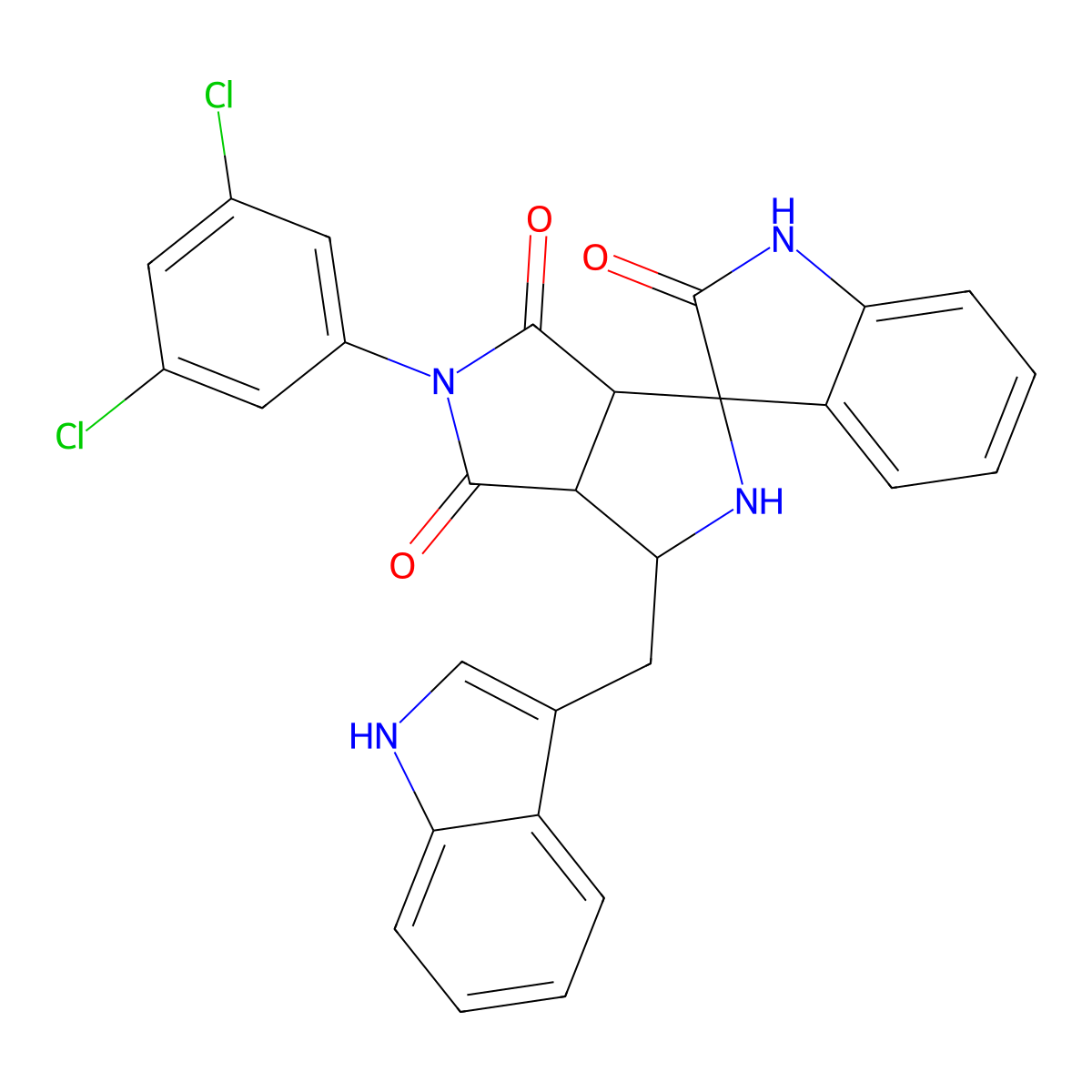 C28H20Cl2N4O3 molecular structure, CAS 1014044-03-1