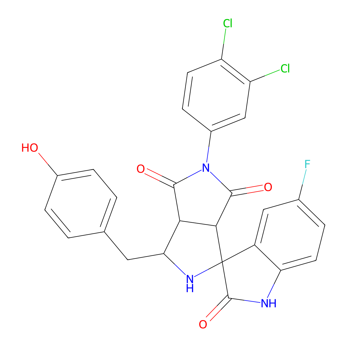 C26H18Cl2FN3O4 molecular structure, CAS 1014044-16-6