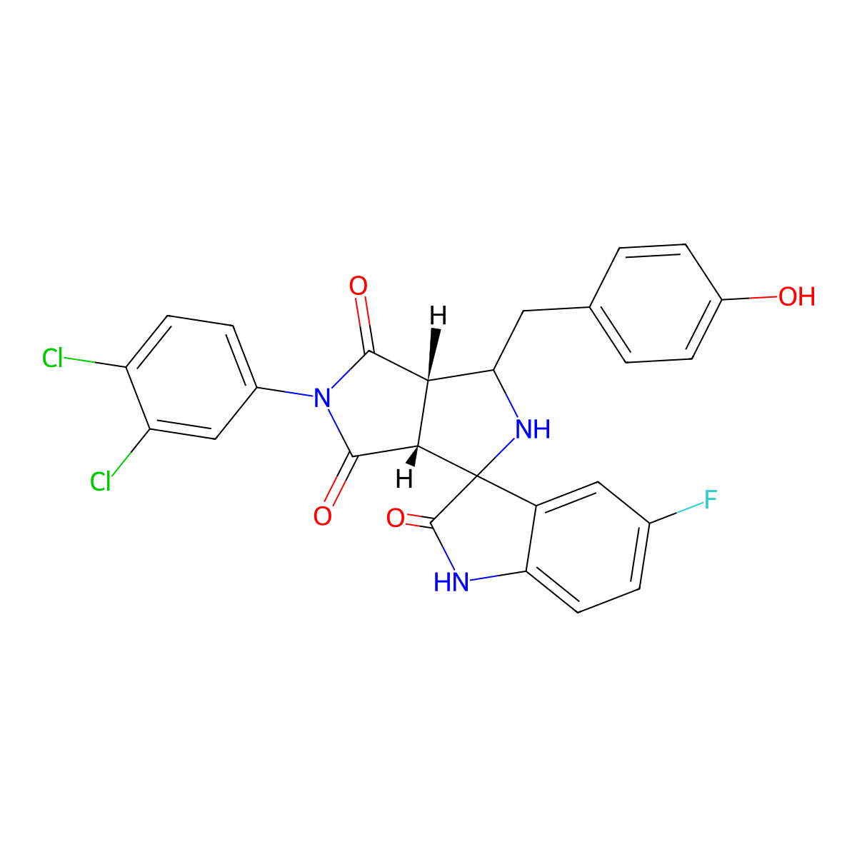 C26H18Cl2FN3O4 molecular structure, CAS 1014044-16-6