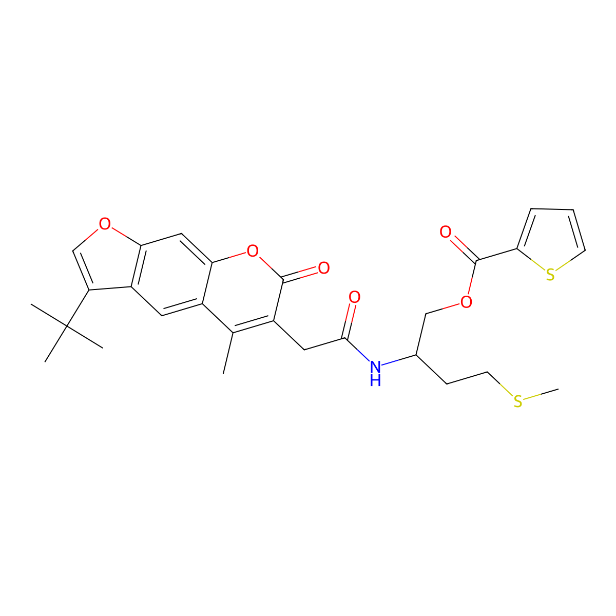 C28H31NO6S2 molecular structure, CAS 1014044-49-5