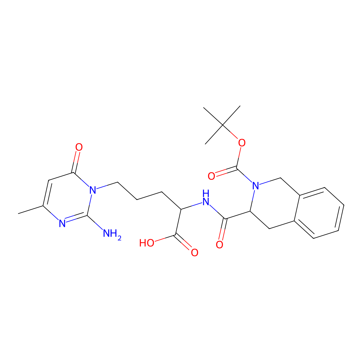 Boc-Tic-Nva(Unk)-OH molecular structure, CAS 1014044-59-7
