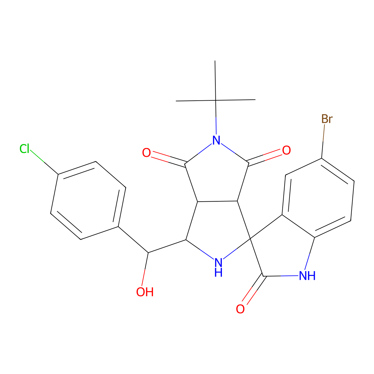 C24H23BrClN3O4 molecular structure, CAS 1014045-32-9