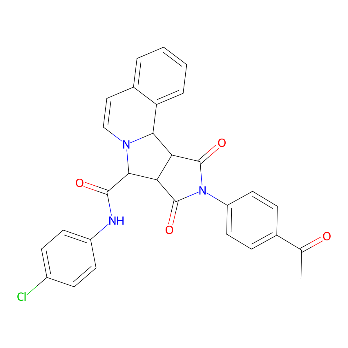 C29H22ClN3O4 molecular structure, CAS 1014059-14-3