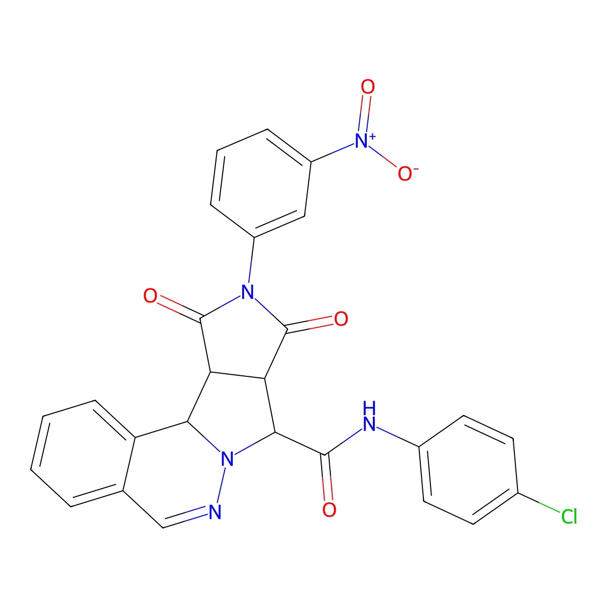C26H18ClN5O5 molecular structure, CAS 1014060-63-9