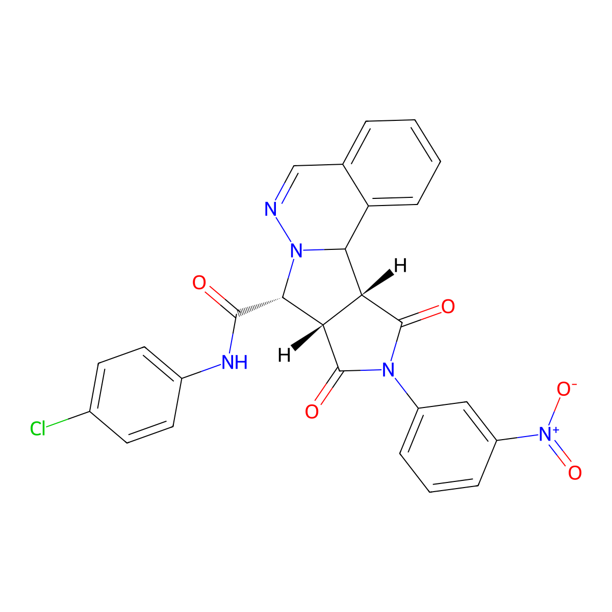 C26H18ClN5O5 molecular structure, CAS 1014060-63-9