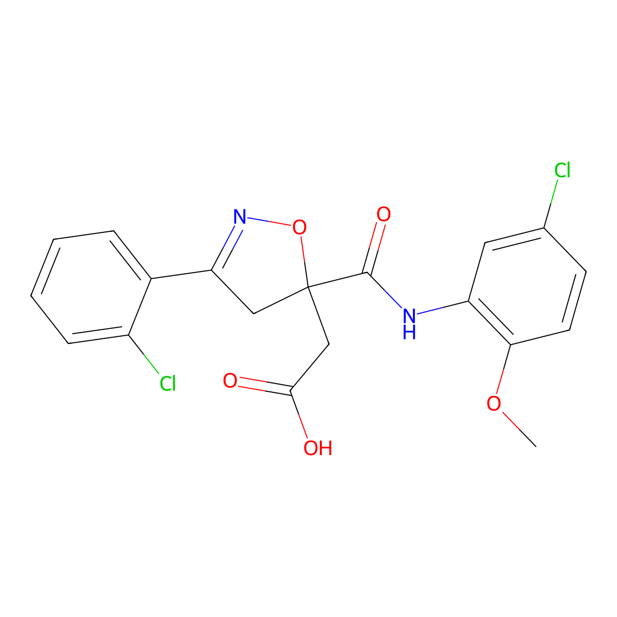 C19H16Cl2N2O5 molecular structure, CAS 1014063-83-2