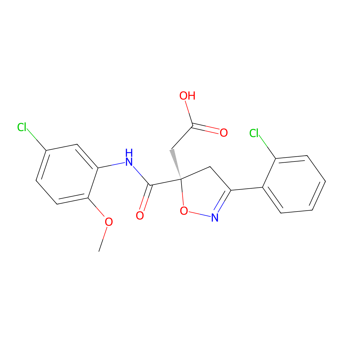 C19H16Cl2N2O5 molecular structure, CAS 1014063-83-2